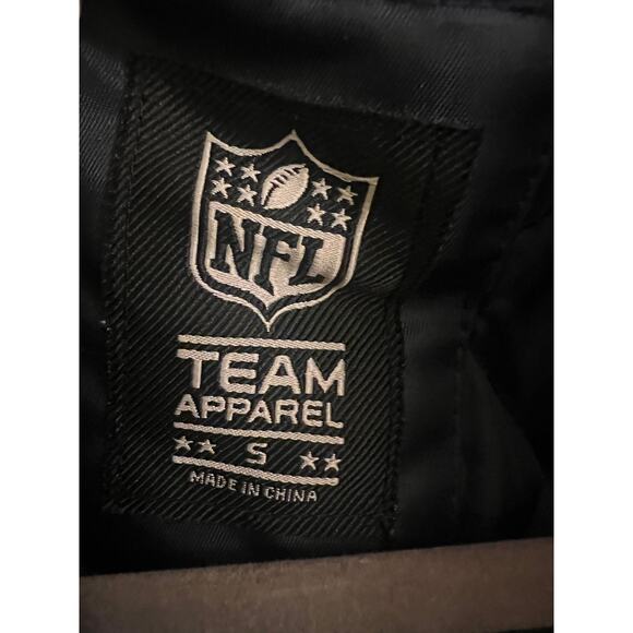 NFL Team Apparel Vintage Small Dallas Cowboys Button Front bomber varsity jacket - Picture 3 of 9